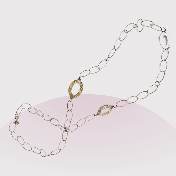 Silpada Oxidized Brushed Sterling Silver Necklace N1506. 35” inches long - Picture 1 of 7